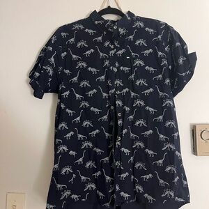 Peau de Loup Dinosaur Print Shirt
